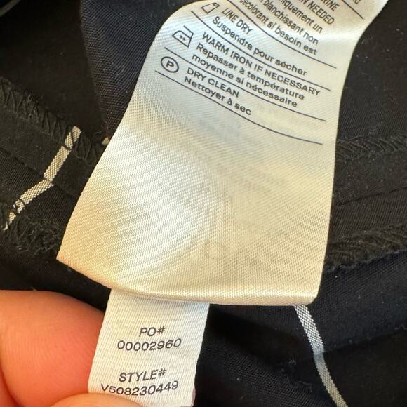 Vince Striped Asymmetric Rope-Tie Skirt Small - Picture 11 of 15